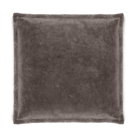 Dhara 50 x 50cm Velvet Cushion Cover - Charcoal