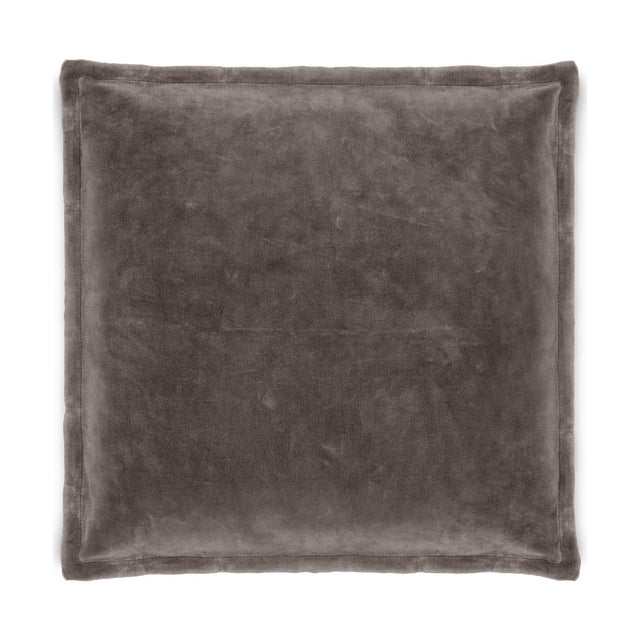 Dhara 50 x 50cm Velvet Cushion Cover - Charcoal