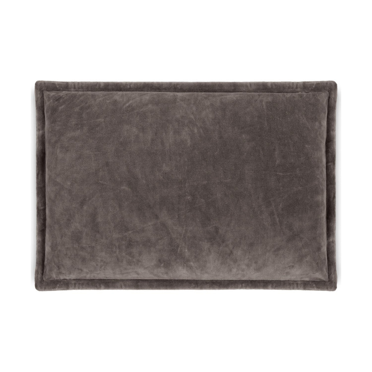 Dhara 60 x 40cm Velvet Cushion Cover - Charcoal