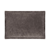Dhara 60 x 40cm Velvet Cushion Cover - Charcoal
