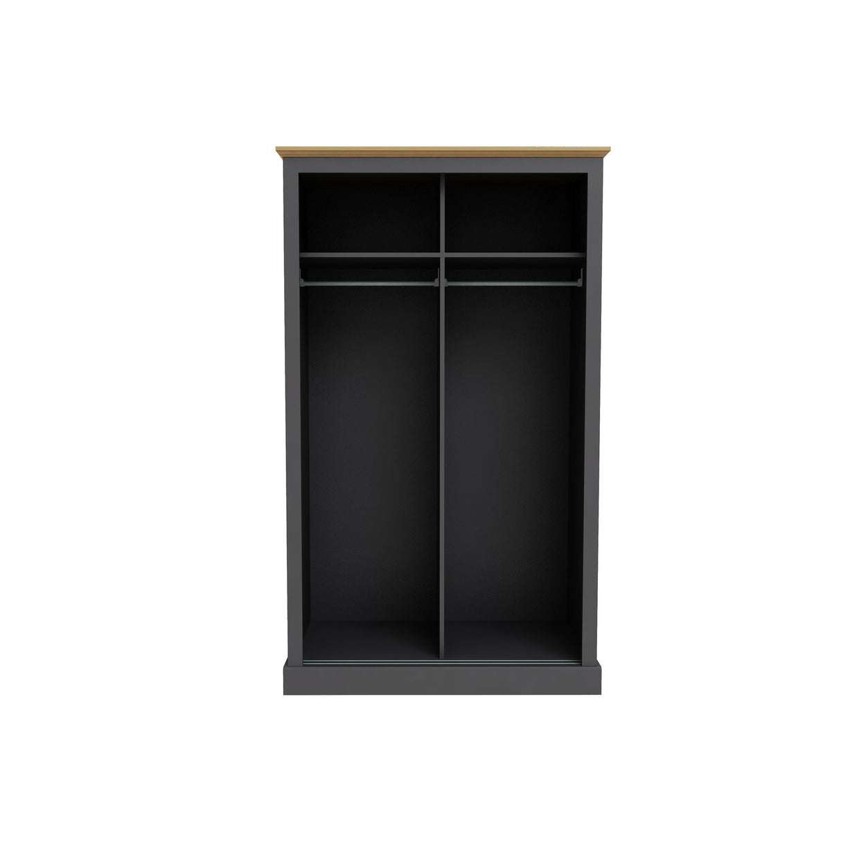 Devon 2 Door Sliding Wardrobe – Charcoal