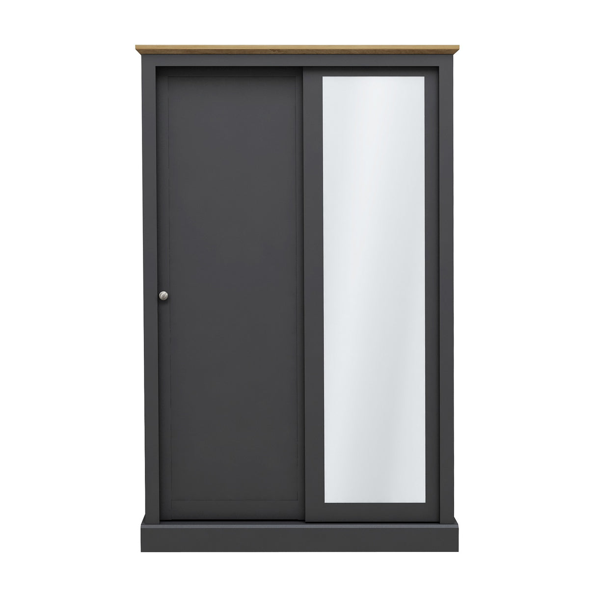 Devon 2 Door Sliding Wardrobe – Charcoal