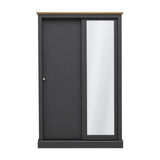 Devon 2 Door Sliding Wardrobe – Charcoal