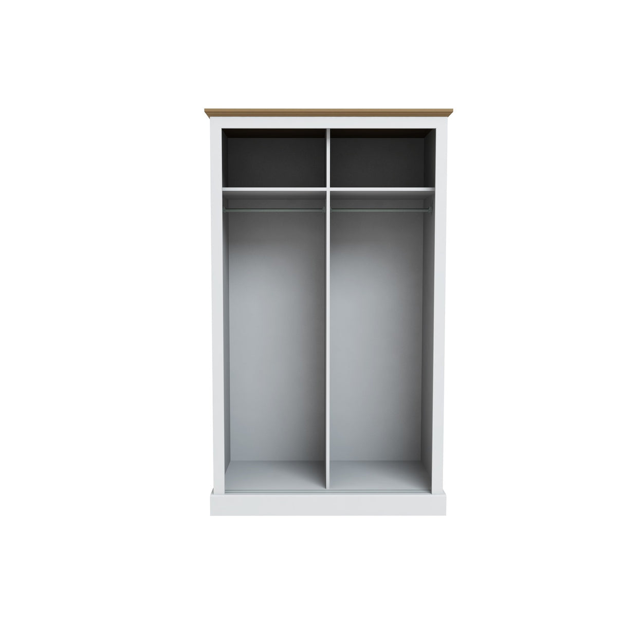 Devon 2 Door Sliding Wardrobe - White