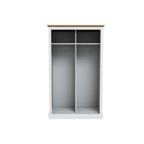 Devon 2 Door Sliding Wardrobe - White