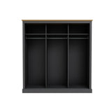 Devon 3 Door Sliding Wardrobe - Charcoal