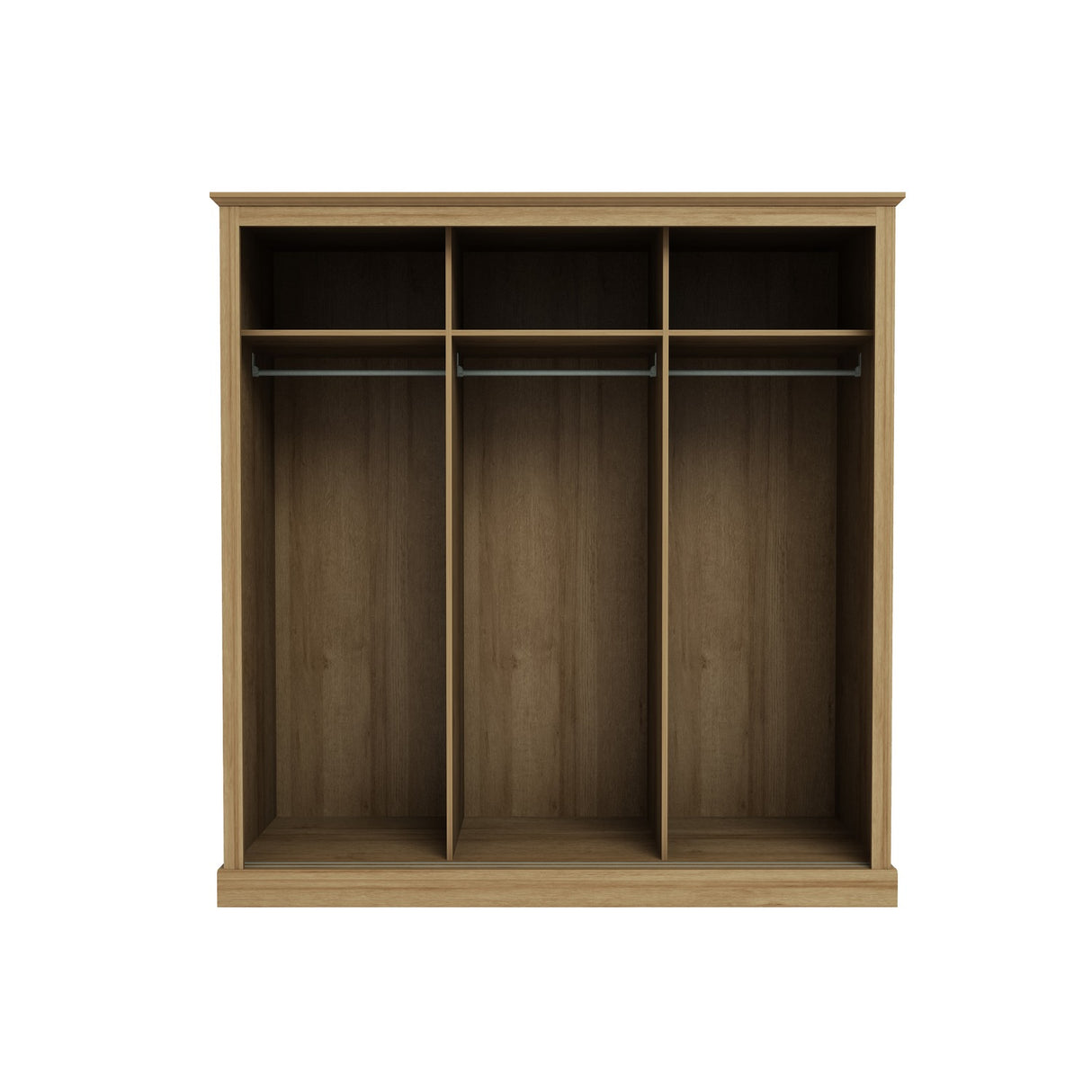 Devon 3 Door Sliding Wardrobe - Oak