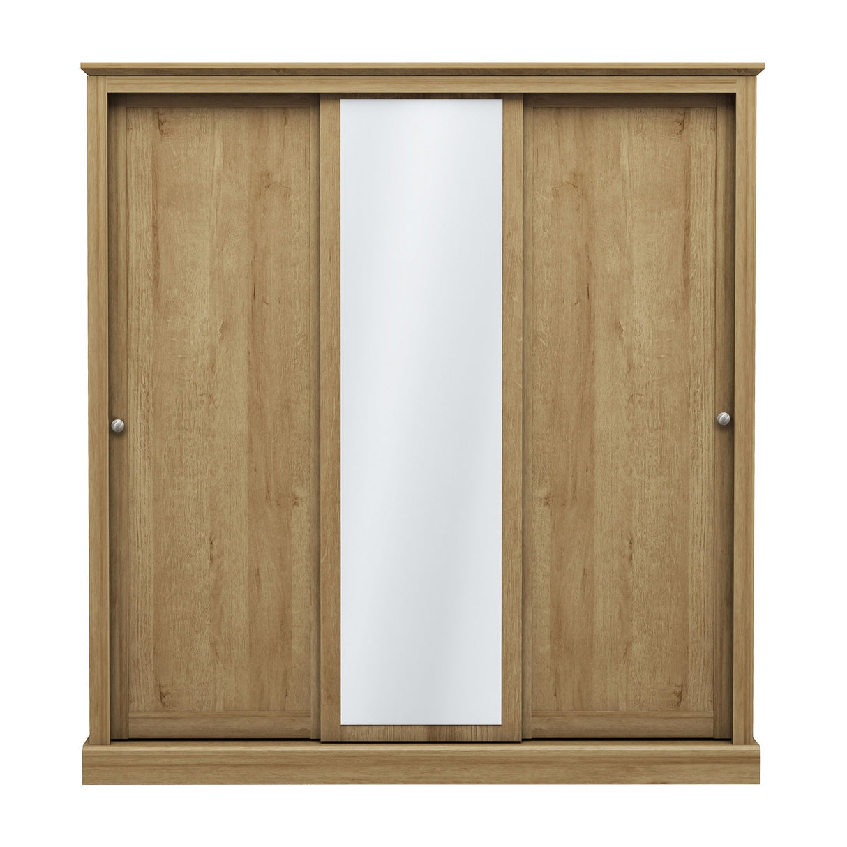 Devon 3 Door Sliding Wardrobe - Oak