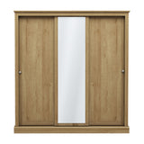 Devon 3 Door Sliding Wardrobe - Oak
