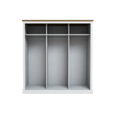 Devon 3 Door Sliding Wardrobe - White