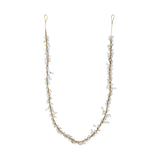 Danvi Christmas Glass Drop Garland - Brass & Clear