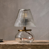 Dimalai Recycled Glass Table Lamp Base - Clear