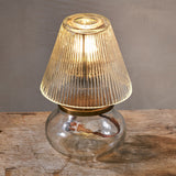 Dimalai Recycled Glass Table Lamp Base - Clear