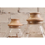 Deeka Large Recycled Glass Storage Jar - Clear