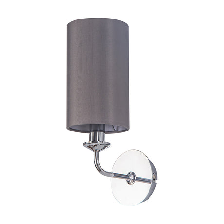 Banyan E14 Wall Light 35.5cm High Grey - Polished Chrome