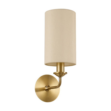 Banyan Wall Light 35.5cm High Ivory Pearl - Antique Brass