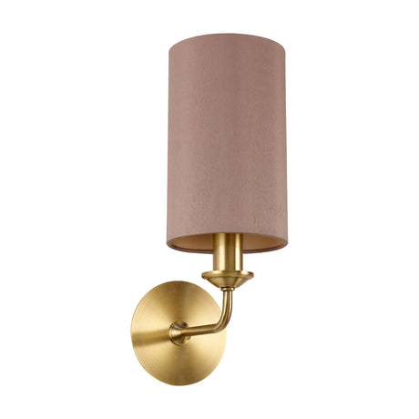 Banyan E14 Wall Light 35.5cm High Taupe - Antique Brass