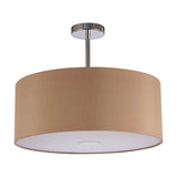 Baymont E27 Semi Flush Gold 50cm Dia 40cm High - Polished Chrome