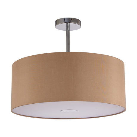Baymont E27 Semi Flush Gold 50cm Dia 40cm High - Polished Chrome