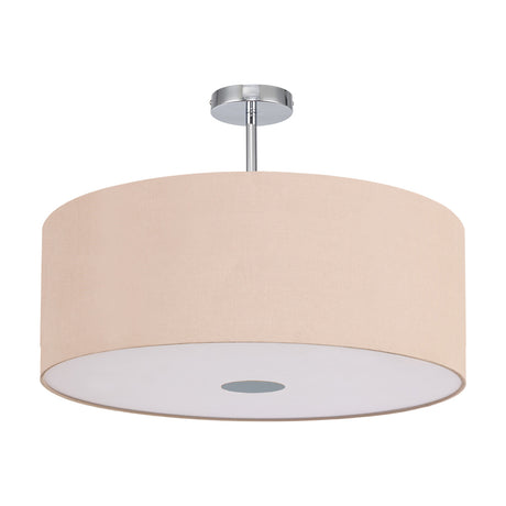 Baymont E27 Semi Flush Gold 60cm Dia 42cm High - Polished Chrome