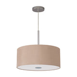 Baymont Diffuser Pendant 40cm Antique Gold - Polished Chrome