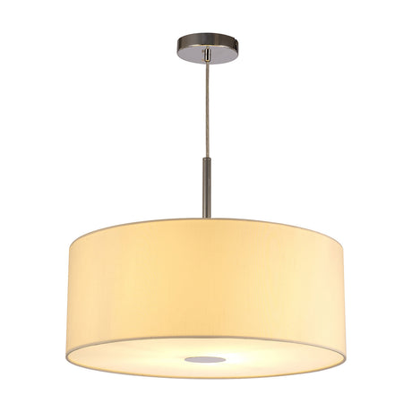Baymont Pendant Light 50cm Ivory Pearl - Polished Chrome