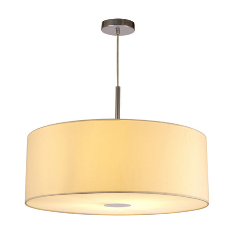 Baymont Pendant Light 60cm Ivory Pearl - Polished Chrome