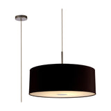 Baymont E27 Pendant Light 60cm - Polished Chrome