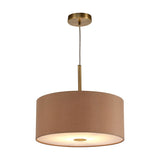 Baymont Pendant Light 40cm Antique Gold Diffuser - Antique Brass