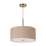 Baymont Pendant Light 40cm Antique Gold Diffuser - Antique Brass