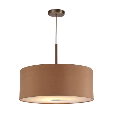 Baymont Pendant Light 50cm Antique Gold - Satin Nickel