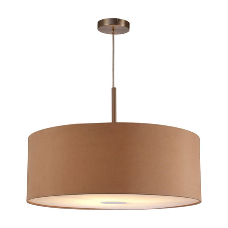 Baymont Pendant Light 60cm Antique Gold - Satin Nickel