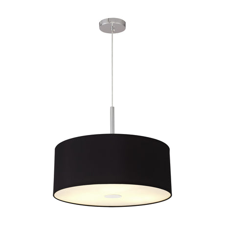 Baymont 3 Light E27 Pendant Light 50cm - Polished Chrome