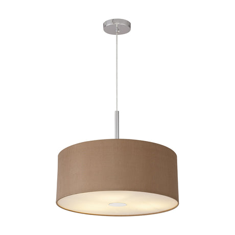Baymont 3 Light Pendant Light 50cm Antique Gold - Polished Chrome
