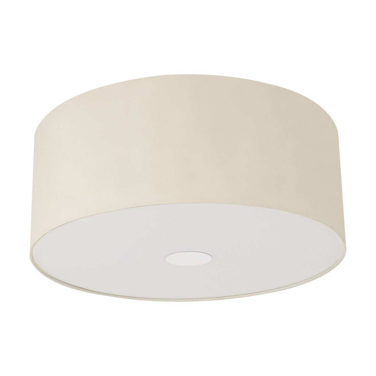 Baymont 3 Light E27 Flush Ceiling Light 50cm - Polished Chrome