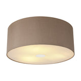 Baymont 3 Light Flush Ceiling Light 50cm - Polished Chrome