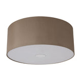Baymont 3 Light Flush Ceiling Light 50cm - Polished Chrome