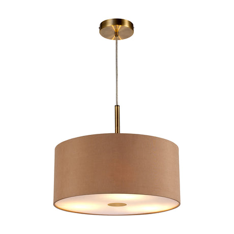 Baymont 3 Light Pendant Light 40cm Antique Gold - Antique Brass