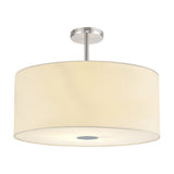 Baymont 5 Light Semi Flush 60cm Dia 42cm High - Polished Chrome