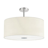Baymont 5 Light Semi Flush 60cm Dia 42cm High - Polished Chrome