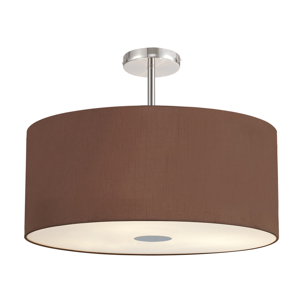 Baymont 5 Light Semi Flush Bronze 60cm - Polished Chrome