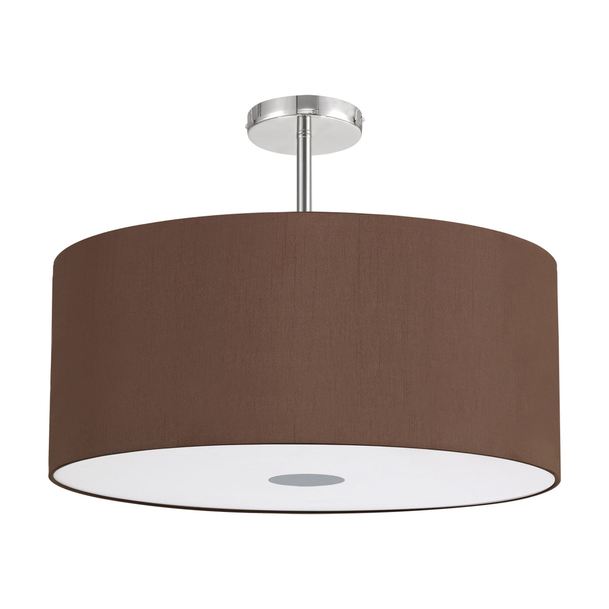 Baymont 5 Light Semi Flush Bronze 60cm - Polished Chrome