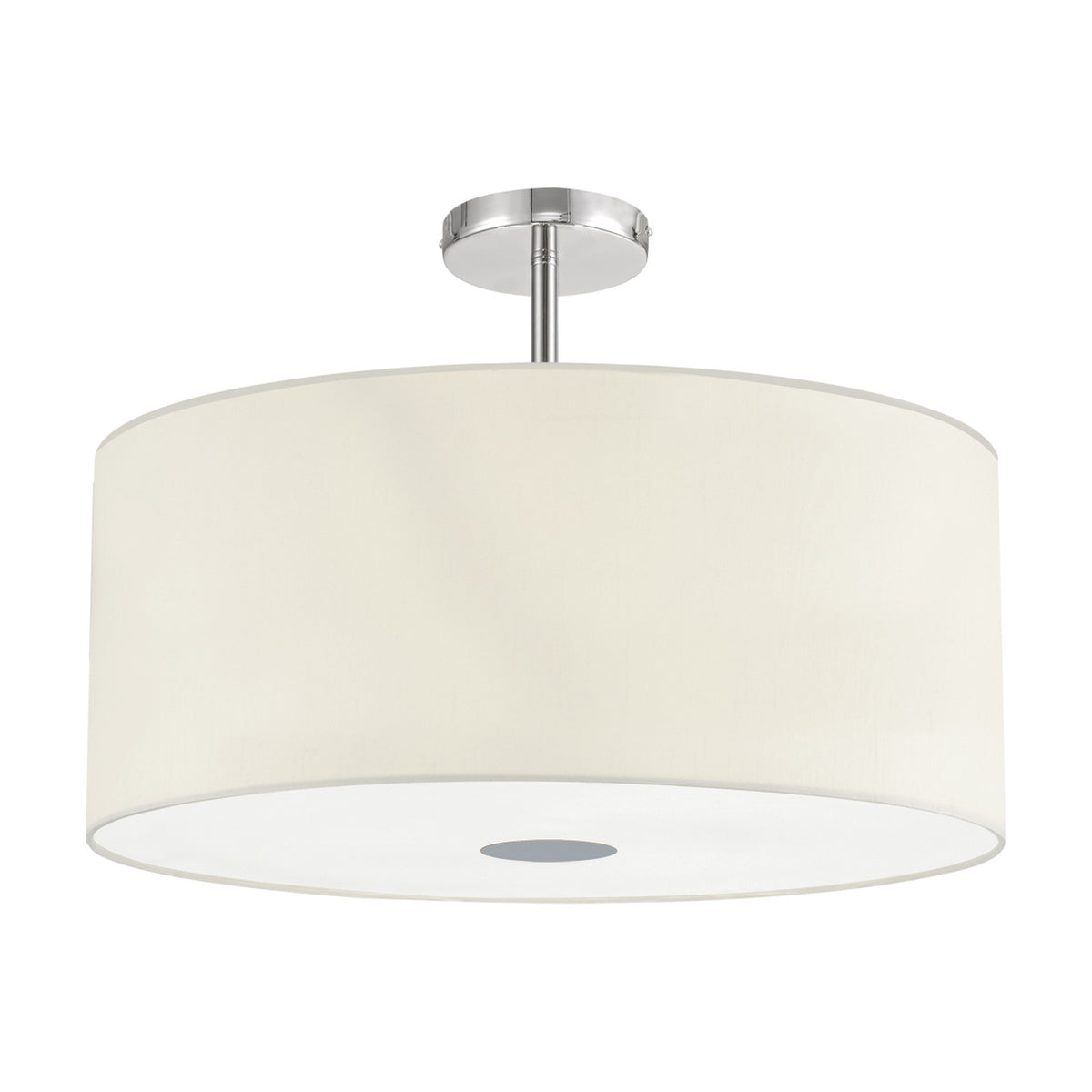 Baymont 5 Light E27 Flush Ceiling Light 60cm - Polished Chrome