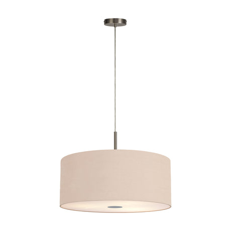 Baymont 5 Light Pendant Light 60cm Antique Gold - Satin Nickel