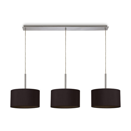 Baymont 3 Light E27 Pendant Light 1.19m Drop - Polished Chrome