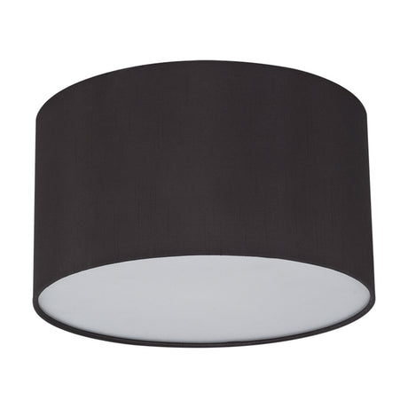 Baymont 3 Light E27 Flush Ceiling Light 30cm - Black