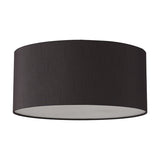 Baymont 3 Light E27 Flush Ceiling Light 40cm - Black