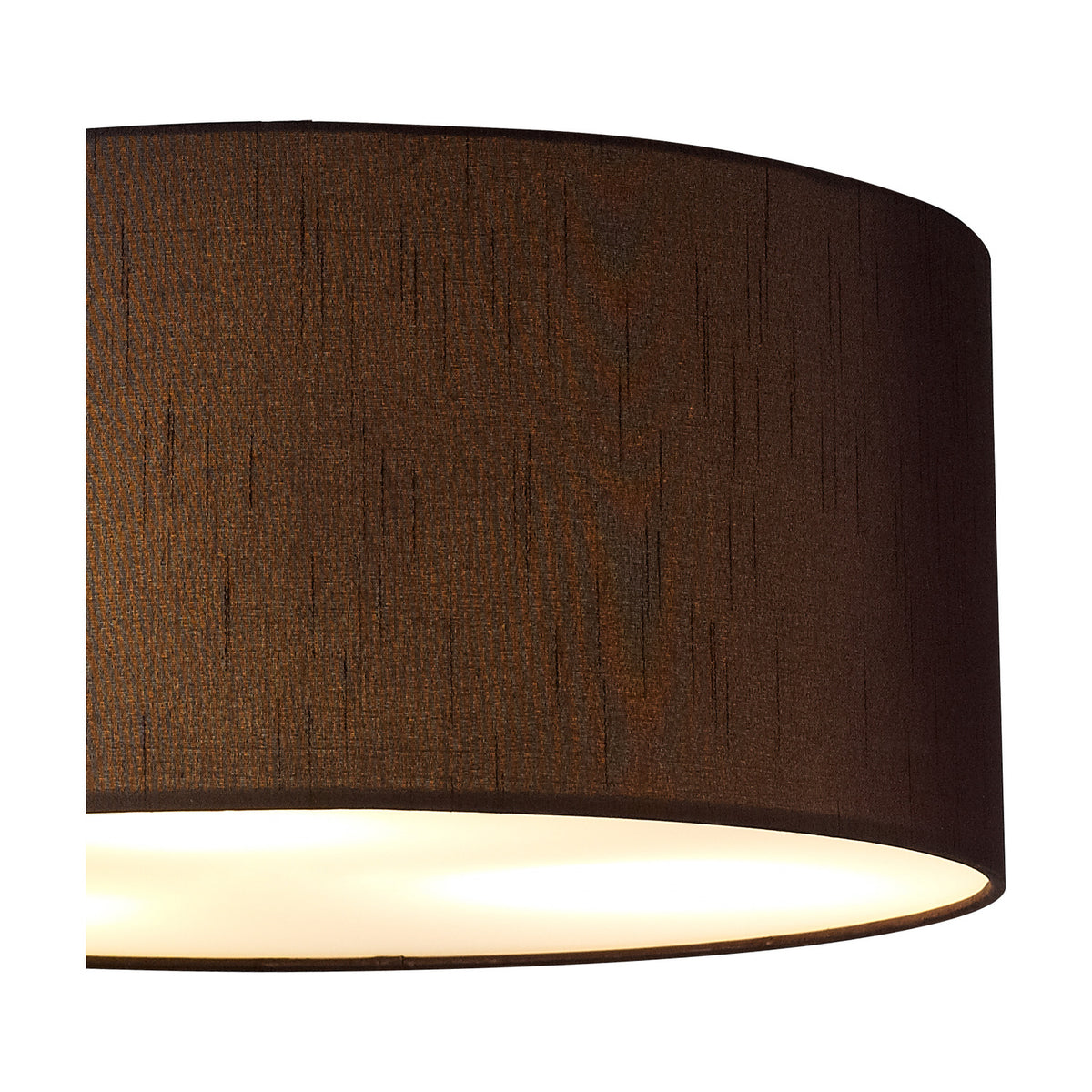 Baymont 3 Light E27 Flush Ceiling Light 40cm - Black