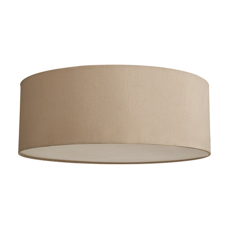 Baymont 3 Light E27 Flush Ceiling Light 60cm - Nude Beige