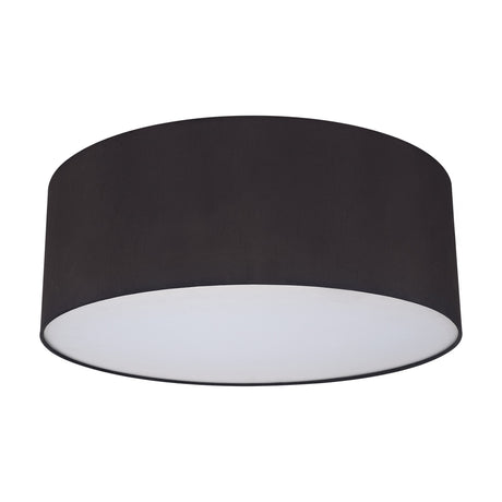 Baymont 5 Light E27 Flush Ceiling Light 60cm - Black